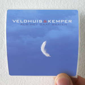 Veldhuis and Kemper Als Het Gaat Waaien Album Cover Sticker