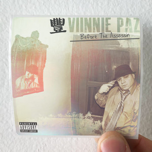 Vinnie Paz Before The Assassin Album Cover Sticker Vinnie Paz Before The Assassin Album Cover Sticker