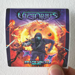 Victorius Space Ninjas From Hell Album Cover Sticker Victorius Space Ninjas From Hell Album Cover Sticker