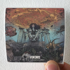 Vokonis The Sunken Djinn Album Cover Sticker Vokonis The Sunken Djinn Album Cover Sticker