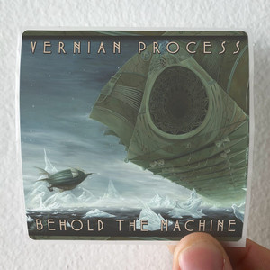 Vernian Process Behold The Machine Album Cover Sticker