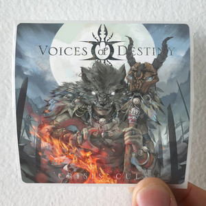 Voices of Destiny Crisis Cult Album Cover Sticker Voices of Destiny Crisis Cult Album Cover Sticker