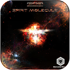 Blue Lunar Monkey Audio Album Cover Sticker Album Cover Sticker