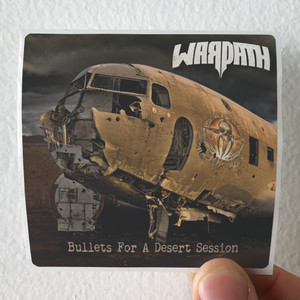 Warpath Bullets For A Desert Session Album Cover Sticker