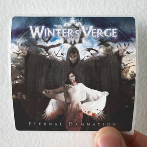 Winters Verge Eternal Damnation Album Cover Sticker Winters Verge Eternal Damnation Album Cover Sticker