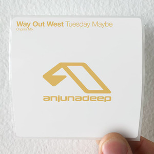 Way Out West Tuesday Maybe Remixed 2 Album Cover Sticker