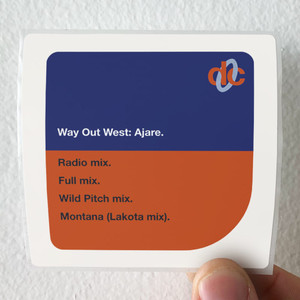 Way Out West Ajare 1 Album Cover Sticker Way Out West Ajare 1 Album Cover Sticker