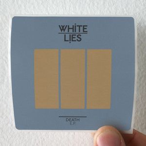 White Lies Death Ep Album Cover Sticker White Lies Death Ep Album Cover Sticker