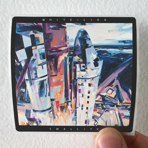 White Lies Small Tv Album Cover Sticker White Lies Small Tv Album Cover Sticker