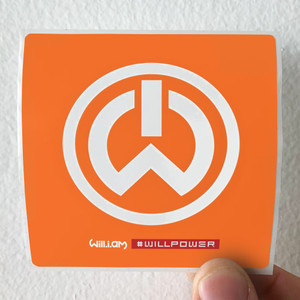 william Willpower Album Cover Sticker william Willpower Album Cover Sticker