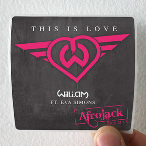 william This Is Love Album Cover Sticker