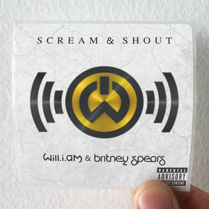 william Scream Shout 3 Album Cover Sticker william Scream Shout 3 Album Cover Sticker