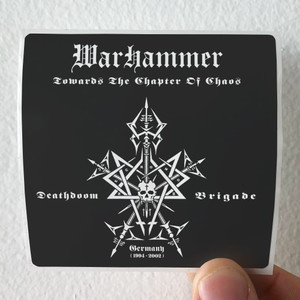 Warhammer Towards The Chapter Of Chaos Album Cover Sticker