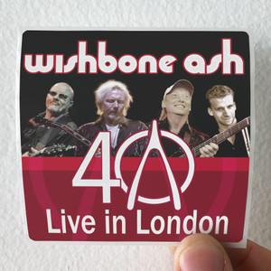 Wishbone Ash 40 Live In London 1 Album Cover Sticker