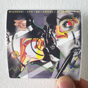 Wishbone Ash No Smoke Without Fire Album Cover Sticker Wishbone Ash No Smoke Without Fire Album Cover Sticker