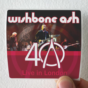 Wishbone Ash 40 Live In London Album Cover Sticker