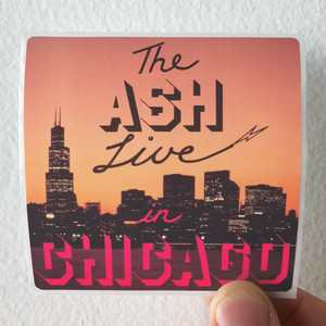 Wishbone Ash The Ash Live In Chicago Album Cover Sticker Wishbone Ash The Ash Live In Chicago Album Cover Sticker