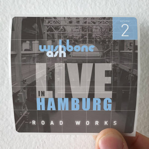 Wishbone Ash Road Works Volume 2 Live In Hamburg Album Cover Sticker Wishbone Ash Road Works Volume 2 Live In Hamburg Album Cover Sticker