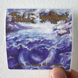 Wodensthrone Over The Binding Of The Waves Album Cover Sticker Wodensthrone Over The Binding Of The Waves Album Cover Sticker