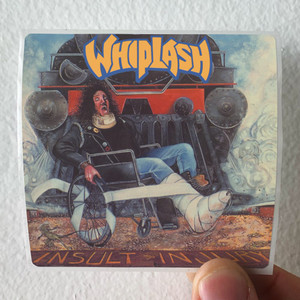 Whiplash Insult To Injury Live In New York 1986 Album Cover Sticker Whiplash Insult To Injury Live In New York 1986 Album Cover Sticker