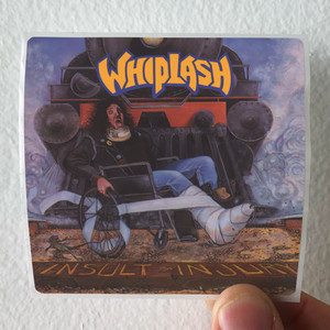 Whiplash Insult To Injury Album Cover T-Shirt Black
