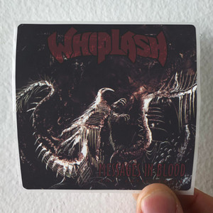 Whiplash Messages In Blood The Early Years Album Cover Sticker