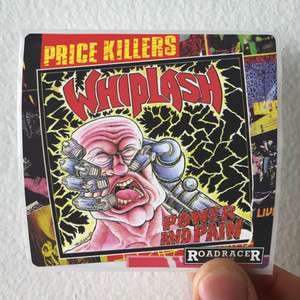 Whiplash Power And Pain 2 Album Cover Sticker