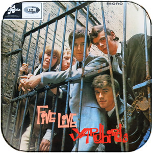 The Yardbirds Five Live Yardbirds Album Cover Sticker The Yardbirds Five Live Yardbirds Album Cover Sticker