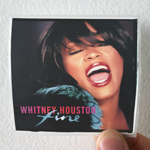 Whitney Houston Fine Album Cover Sticker