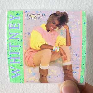 Whitney Houston How Will I Know Album Cover Sticker Whitney Houston How Will I Know Album Cover Sticker