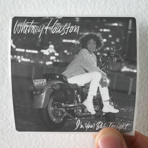 Whitney Houston Im Your Baby Tonight Album Cover Sticker Whitney Houston Im Your Baby Tonight Album Cover Sticker