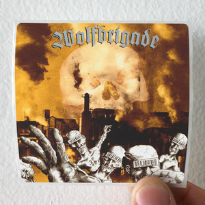 Wolfbrigade Progression Regression Album Cover Sticker