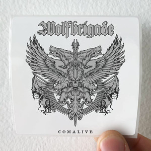 Wolfbrigade Comalive Album Cover Sticker
