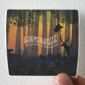 Winterville Everything In Moderation Album Cover Sticker Winterville Everything In Moderation Album Cover Sticker