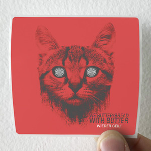 We Butter the Bread With Butter Wieder Geil Album Cover Sticker
