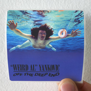 Weird Al Yankovic Off The Deep End Album Cover Sticker Weird Al Yankovic Off The Deep End Album Cover Sticker
