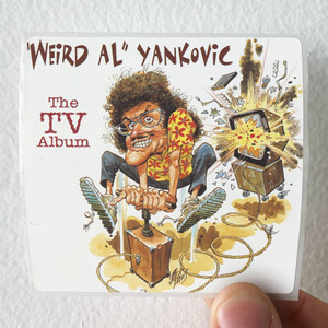 Weird Al Yankovic The Tv Album Album Cover Sticker Weird Al Yankovic The Tv Album Album Cover Sticker