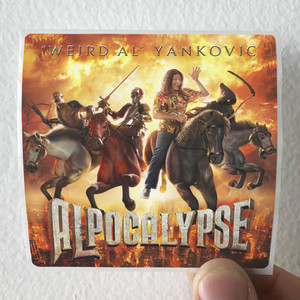 Weird Al Yankovic Alpocalypse Album Cover Sticker Weird Al Yankovic Alpocalypse Album Cover Sticker