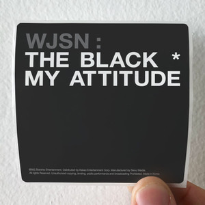 WJSN _ THE BLACK My Attitude Album Cover Sticker WJSN _ THE BLACK My Attitude Album Cover Sticker