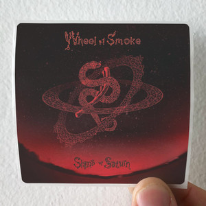 Wheel of Smoke Signs Of Saturn Album Cover Sticker