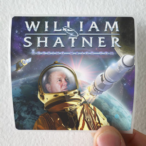 William Shatner Seeking Major Tom Album Cover Sticker William Shatner Seeking Major Tom Album Cover Sticker