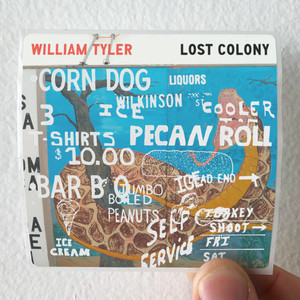 William Tyler Lost Colony Album Cover Sticker
