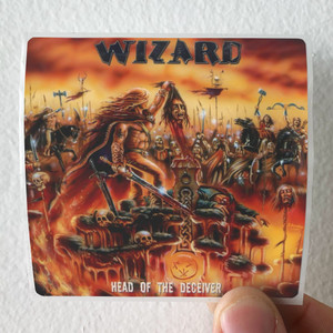 Wizard Head Of The Deceiver Album Cover Sticker