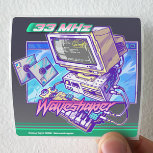 Waveshaper 33 Mhz Album Cover Sticker Waveshaper 33 Mhz Album Cover Sticker