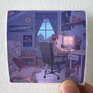 Waveshaper Crt Days Album Cover Sticker Waveshaper Crt Days Album Cover Sticker