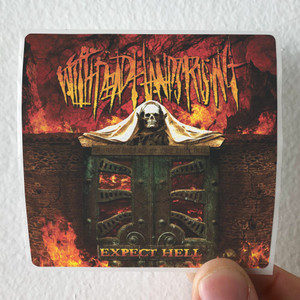 With Dead Hands Rising Expect Hell Album Cover Sticker With Dead Hands Rising Expect Hell Album Cover Sticker