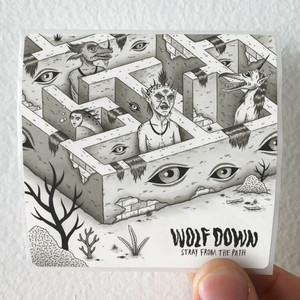 WolfxDown Stray From The Path Album Cover Sticker