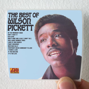 Wilson Pickett The Best Of Wilson Pickett Album Cover Sticker Wilson Pickett The Best Of Wilson Pickett Album Cover Sticker