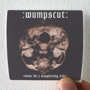 wumpscut Music For A Slaughtering Tribe Album Cover Sticker wumpscut Music For A Slaughtering Tribe Album Cover Sticker