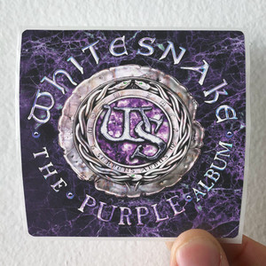 Whitesnake The Purple Album Album Cover Sticker